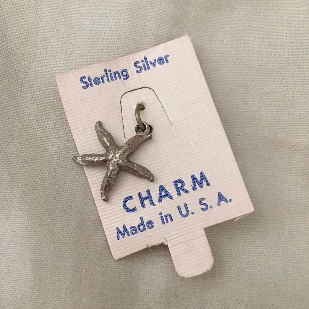 Sterling Silver Starfish Charm